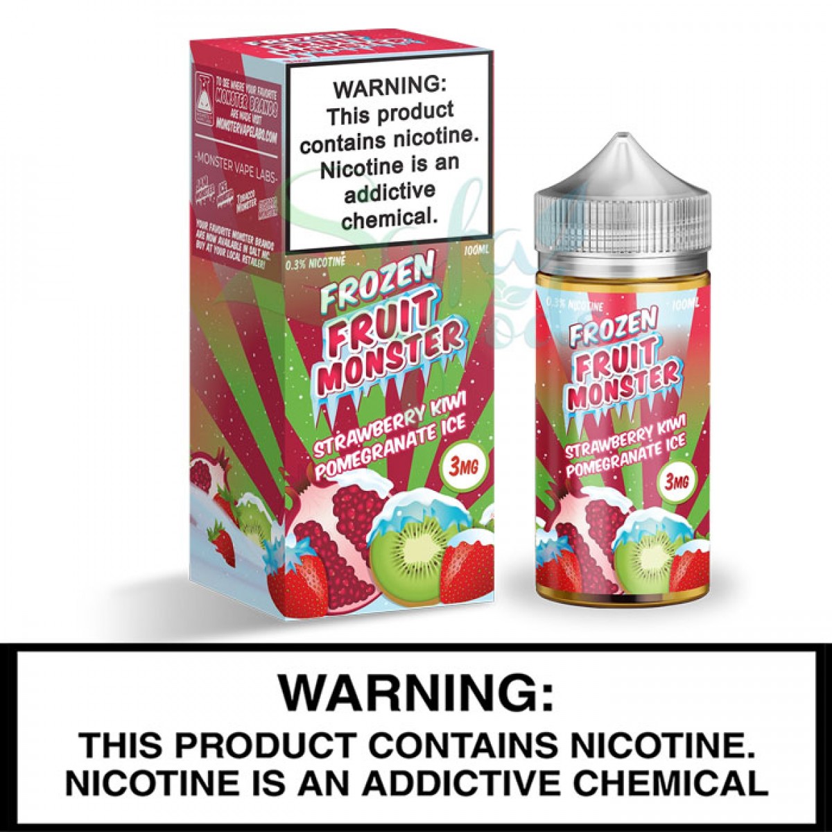 Monster Vape Labs | Frozen Fruit Monster [Tobacco-Free Nicotine] | 100mL Freebase Bottles